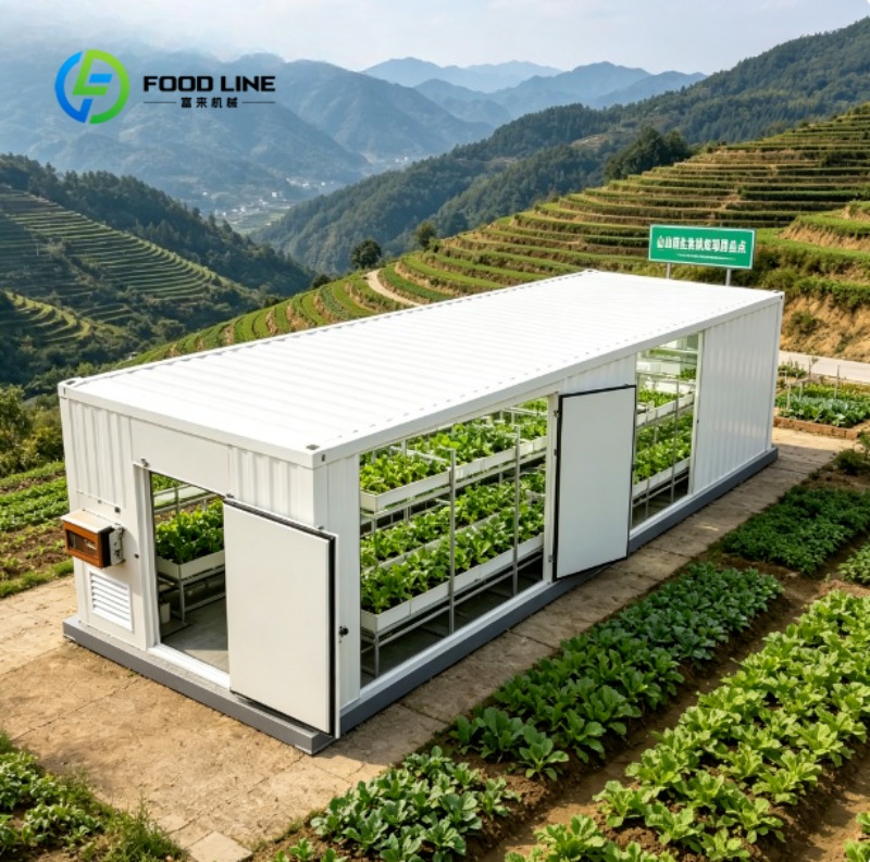Urban Farming Indoor - Modular Planting Container Automatic Smart Grow